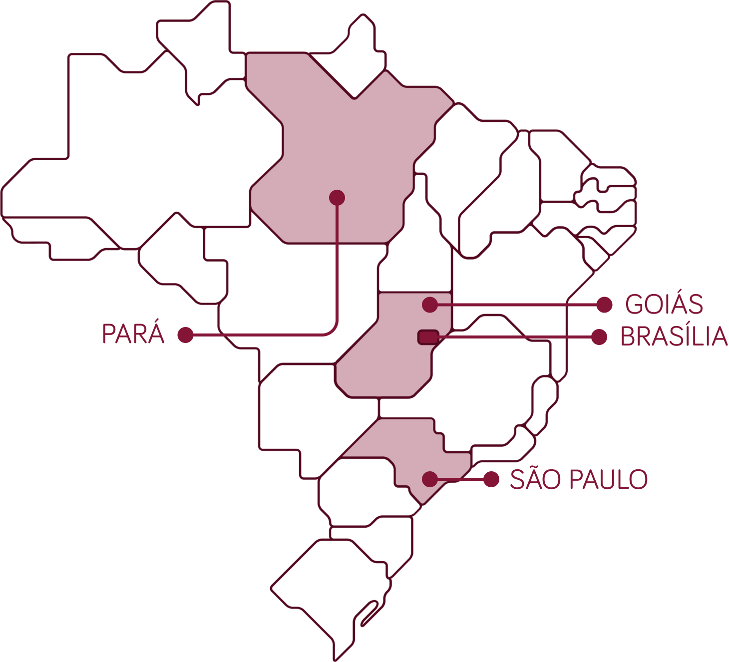 Mapa das Unidades Corpo Bueno